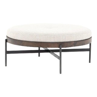 Four Hands Edwyn Large Ottoman, Gibson Wheat For Sale