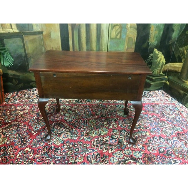 Brown Antique Mahogany Vanity, Small Desk For Sale - Image 8 of 8