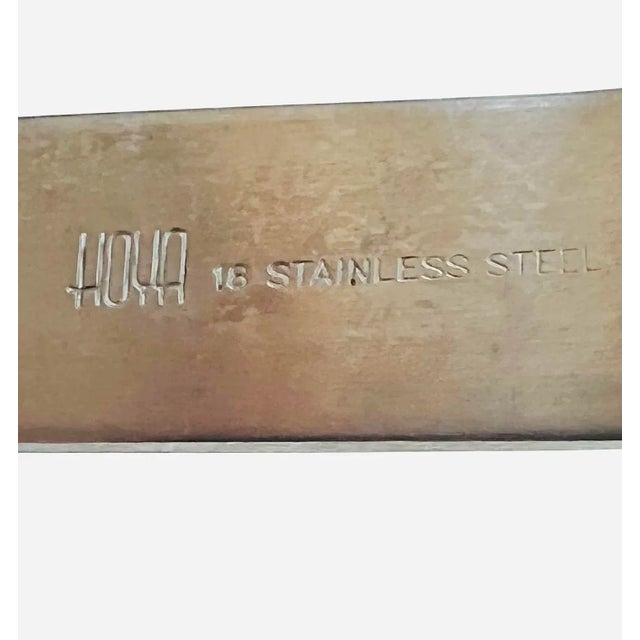 Vintage C1960s Mid Century Modern Original Hoya Japan Ice Bucket, Crystal Glass Icy Cube For Sale In Miami - Image 6 of 8