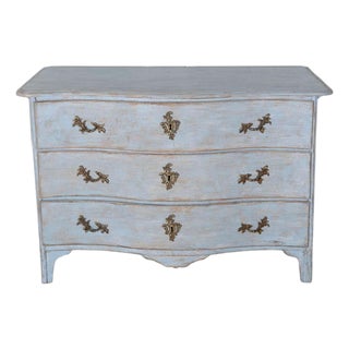 Swedish Rococo Chest of Drawers with Original Hardware, circa 1760–1770 For Sale