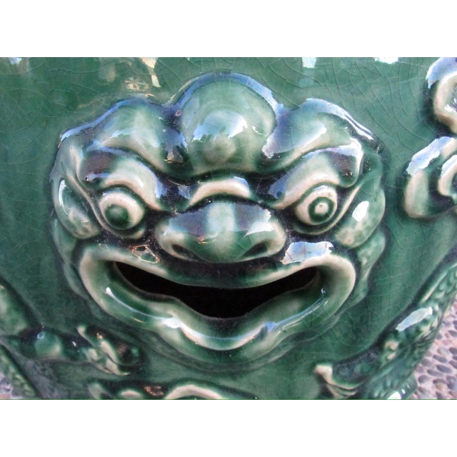 Ceramic Oriental Style Garden Stool For Sale - Image 7 of 16