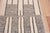 Nazmiyal Collection Ivory Cream and Charcoal Tribal Geometric Modern Runner Rug For Sale In New York - Image 6 of 7