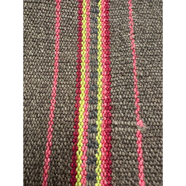 Tribal Osborne & Little's Tabriz Woven Stripe Fabric -8' Piece For Sale - Image 3 of 4