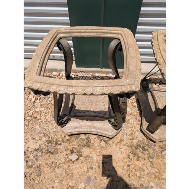 Mid-Century Modern Thomasville Side/End Tables No Glass Set of 2. For Sale - Image 3 of 7