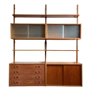 PS System Wall Unit in Teak, 1960s For Sale