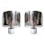 Pair of Lamps Metal by Paolo Caliari for Linea T. Italy, 1970s For Sale