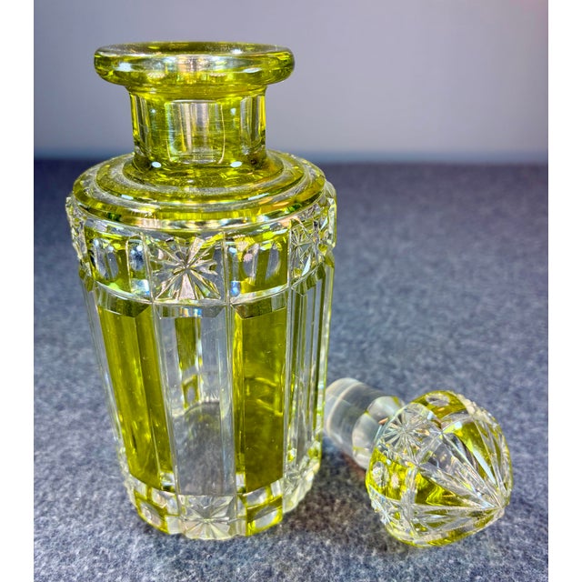 Early 20th Century French Cristalleries De Nancy Paneled Glass Perfume Bottle For Sale In Greenville, SC - Image 6 of 8