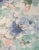 Vintage Shumacher Pastel Floral Screen Print Fabric- 4 Yard Remnant For Sale