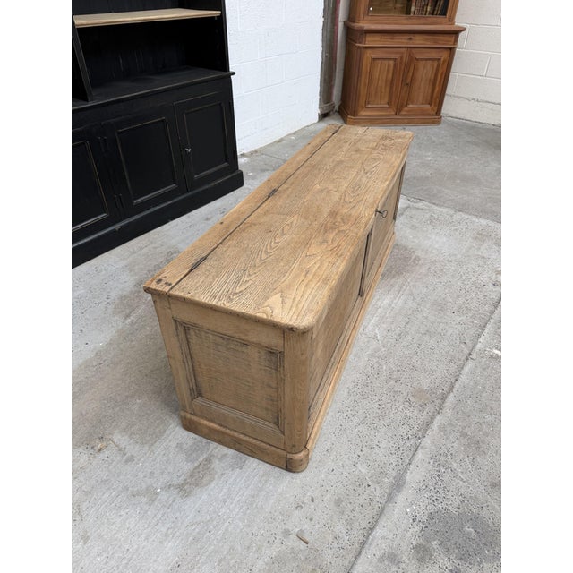 Late 19th Century Oak Chest For Sale - Image 4 of 12