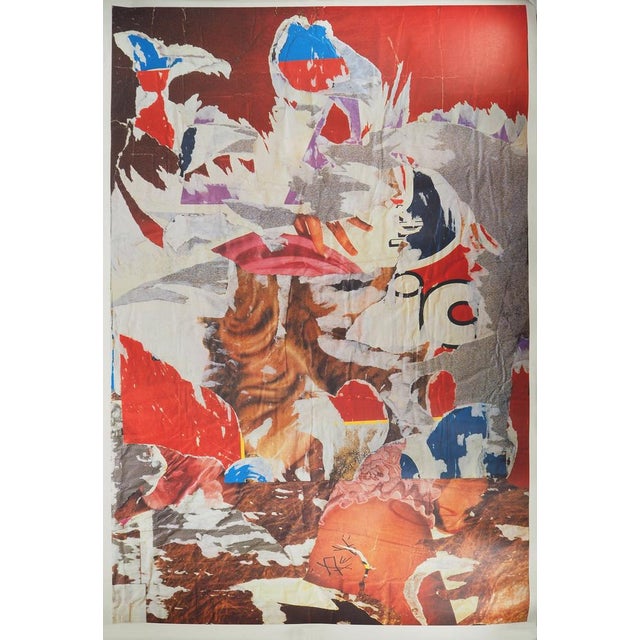 Mimmo Rotella, Torn Posters, The Hand of Liberty, Offset Lithograph For Sale - Image 10 of 10