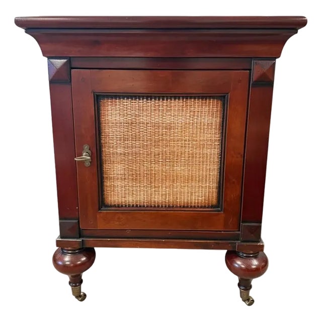 19th Century Rattan Side Table For Sale