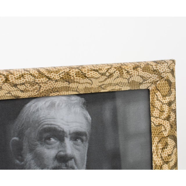 French Snake-Skin-Like Camouflage Pattern Picture Frame, circa 1960 For Sale In Atlanta - Image 6 of 8