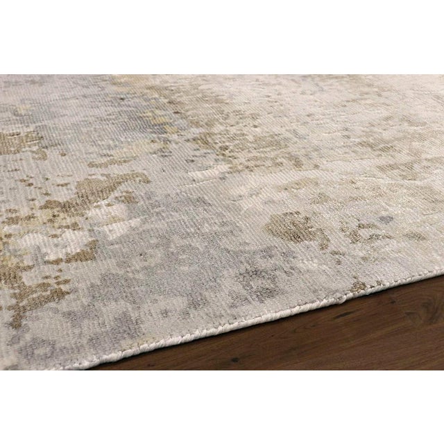 Modern Pasargad Home Beverly Silver Area Rug-10' 0" X 14' 0" For Sale - Image 3 of 4