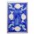 Late 20th Century Italian Ceramic Tile Trivet Hand Painted Swimming Fish For Sale