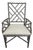 Chinese Chippendale Lian Arm Chair by Ethan Allen For Sale