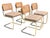 Vintage Italian Marcel Breuer Cesca Chairs and Dining Table- Set of 5 For Sale In Charlotte - Image 6 of 18