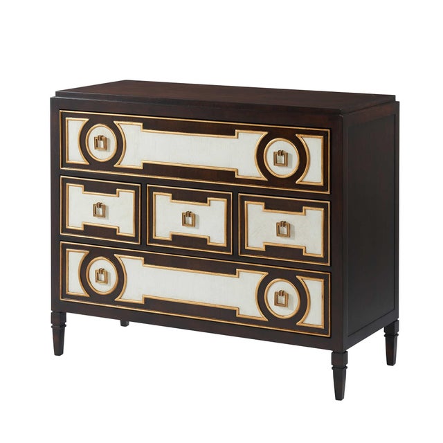 This exquiste chest of drawers is made to last! Using American Walnut for this five drawer chest with classically inspired...