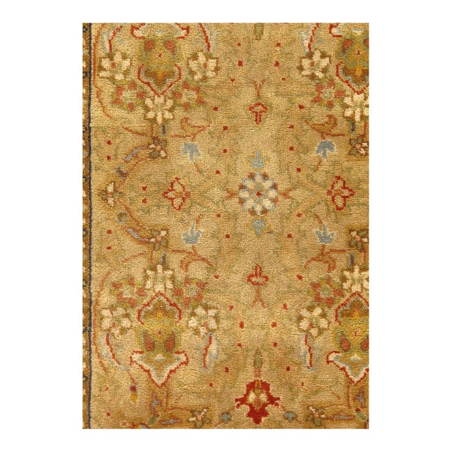 This is a hand-knotted Tabriz Design rug. Hand-Spun Wool Rug All natural Dyed This rug is handmade from 100-percent...