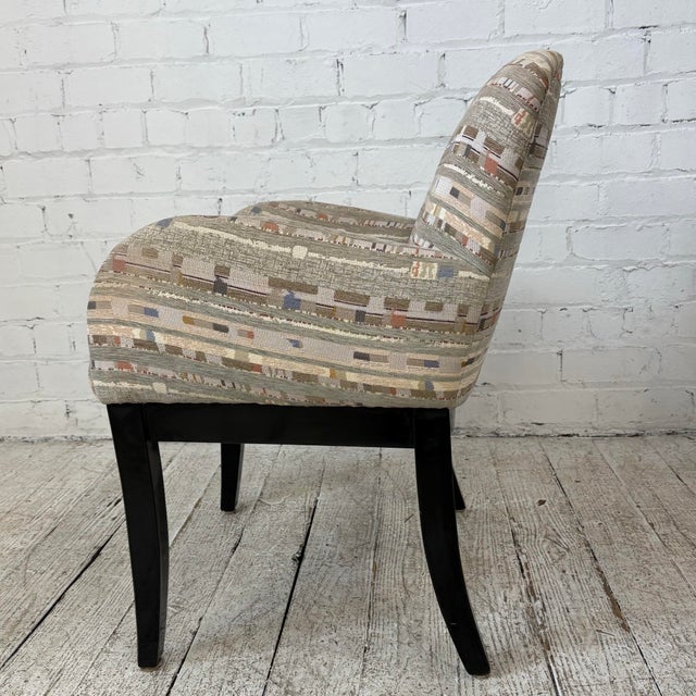 Tan Set of 4 Milo Baughman Arm Dining Chairs For Sale - Image 8 of 12