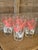Set of 4 Monumental Coastal Vintage Pink Flamingo Cocktail Drinking Glasses For Sale - Image 11 of 11