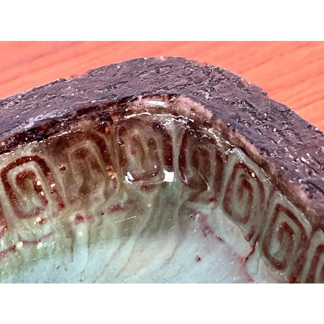 Mid-Century Danish Studio Pottery Bowl by Jytte Trebbien and Harry Nielsen for Tusbo, 1960s For Sale - Image 4 of 13