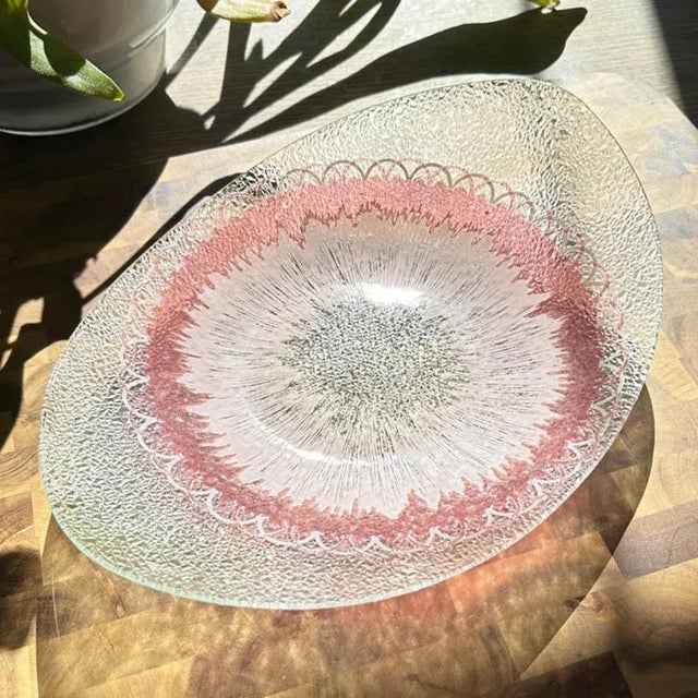 1950s Dorothy Thorpe Atomic Oblong Platter with Pebbled Textured Starburst Pattern For Sale In San Diego - Image 6 of 12