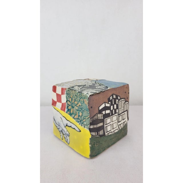 Cubic Sculpture by Mathilde Lemancq For Sale - Image 3 of 13