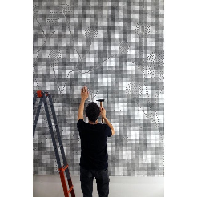 Decorative Wall Panel in White Carrara Marble by Bufalini Marmi For Sale - Image 11 of 13