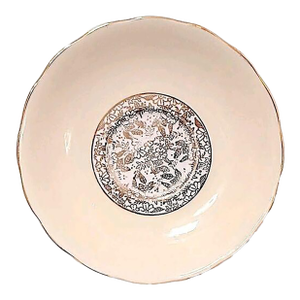 Royal Vale Saucer Plate England Bone China Gold Pattern Rim Vintage Replacement