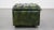 Chesterfield Ottoman in Green Cowhide Leather For Sale - Image 3 of 12