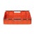 Orange Orange Leather Tray For Sale - Image 8 of 12