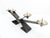 1970s Modernist Brutalist Chandelier with Four Blackened Hammered Metal Spikes, Europe, 1970 For Sale - Image 5 of 10