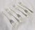 Antique Art Deco Sterling Silver Dessert Forks, Sheffield, 1920, Set of 6 For Sale - Image 6 of 12
