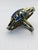 Bochic “Orient” Diamond, Tourmaline & Tanzanite Ring Set In 18K Gold & Silver Natural Tanzanite - 9.50 Carat Natural Round...