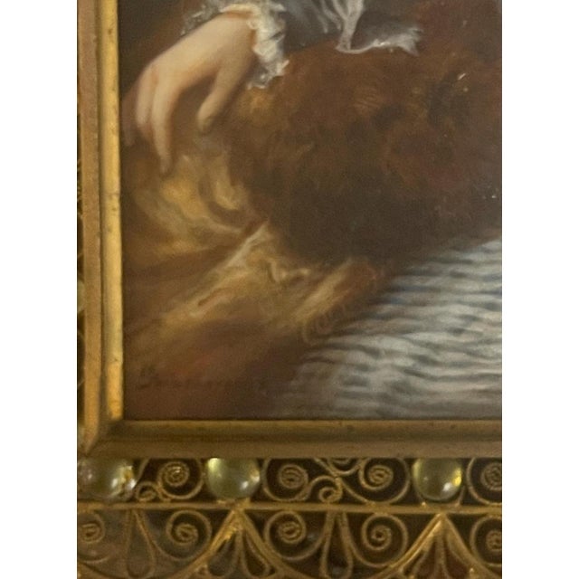 Miniature of Mrs Siddons, 19th Century, Painting, Framed For Sale - Image 4 of 6