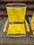 Metal 1960s Yellow Telescope Tube Furniture Company Outdoor Chairs - Set of 2 For Sale - Image 7 of 12