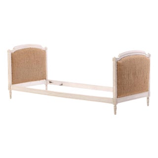A French Painted and Carved Daybed, C. 1900. For Sale