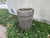 1960s Monumental Pair of Glazed Pottery Garden Urns For Sale - Image 12 of 15