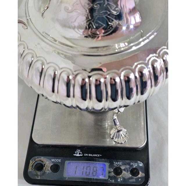 Sterling Silver Spirit Kettle and Stand, London, 1975 For Sale - Image 12 of 13