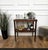 Unique and very elegant Italian Art Deco Mid-Century dry bar cabinet cart with two burl wood tiers and highlighted by the...