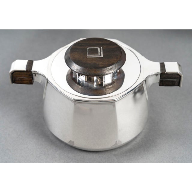 Silver Tea or Coffee Service by Jean E Puiforcat, 1930s, Set of 4 For Sale - Image 8 of 18