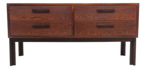 Danish Mid-Century Rosewood Chest of Drawers by Kai Kristiansen for FM, Denmark, 1960s