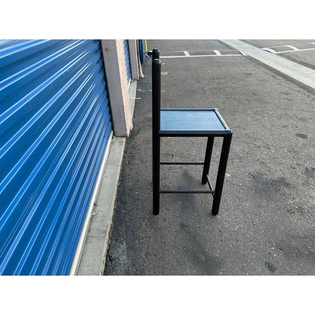 French Country Solid Oak Country French Counter Stool For Sale - Image 3 of 9