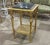 French French Style Black Marble Topped Gold Side Table For Sale - Image 3 of 3
