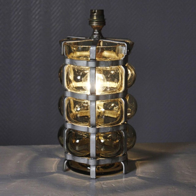 Mid-Century Brutalist Venitian Blown Glass Lamp Base, 1950s For Sale - Image 12 of 12