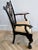 Linen Antique Chippendale-Style Mahogany Armchair – Shell Carving & Ball-and-Claw Feet For Sale - Image 8 of 10
