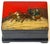 Art Deco Imperial Russian Lacquered Papier-Mâché Troika Box, Lukutin Factory, 1880-1910 For Sale - Image 3 of 18