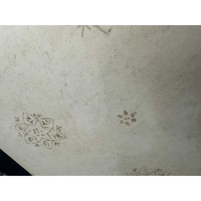 Peach Anna French Euro Roll Wallpaper, Design Sangallo and Color Peach With Gold Patterns. For Sale - Image 8 of 10