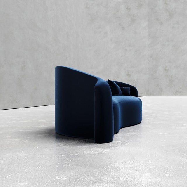 Baïne Navy Sofa by Jérôme Bugara For Sale - Image 9 of 10