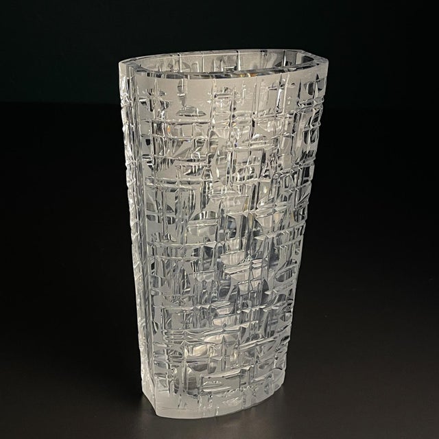1960s Crystal Vase by Kristall Krisla, Italy, 1960s For Sale - Image 5 of 16